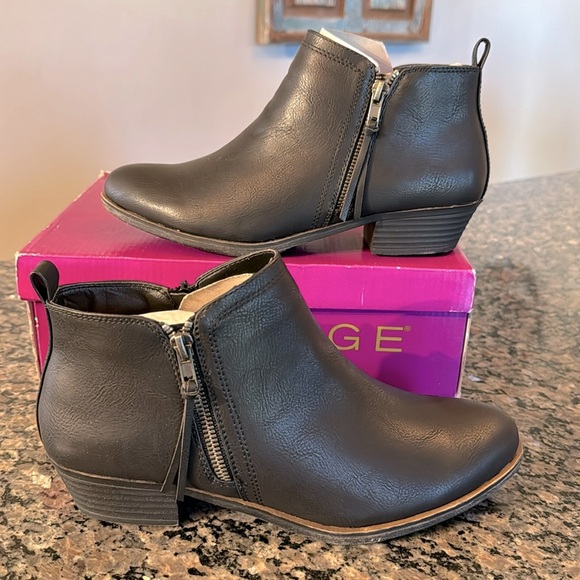 Rampage black brush bootie NIB 8.5M - Picture 1 of 9